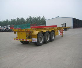 40英尺骨架半掛車一臺報價價格多少錢